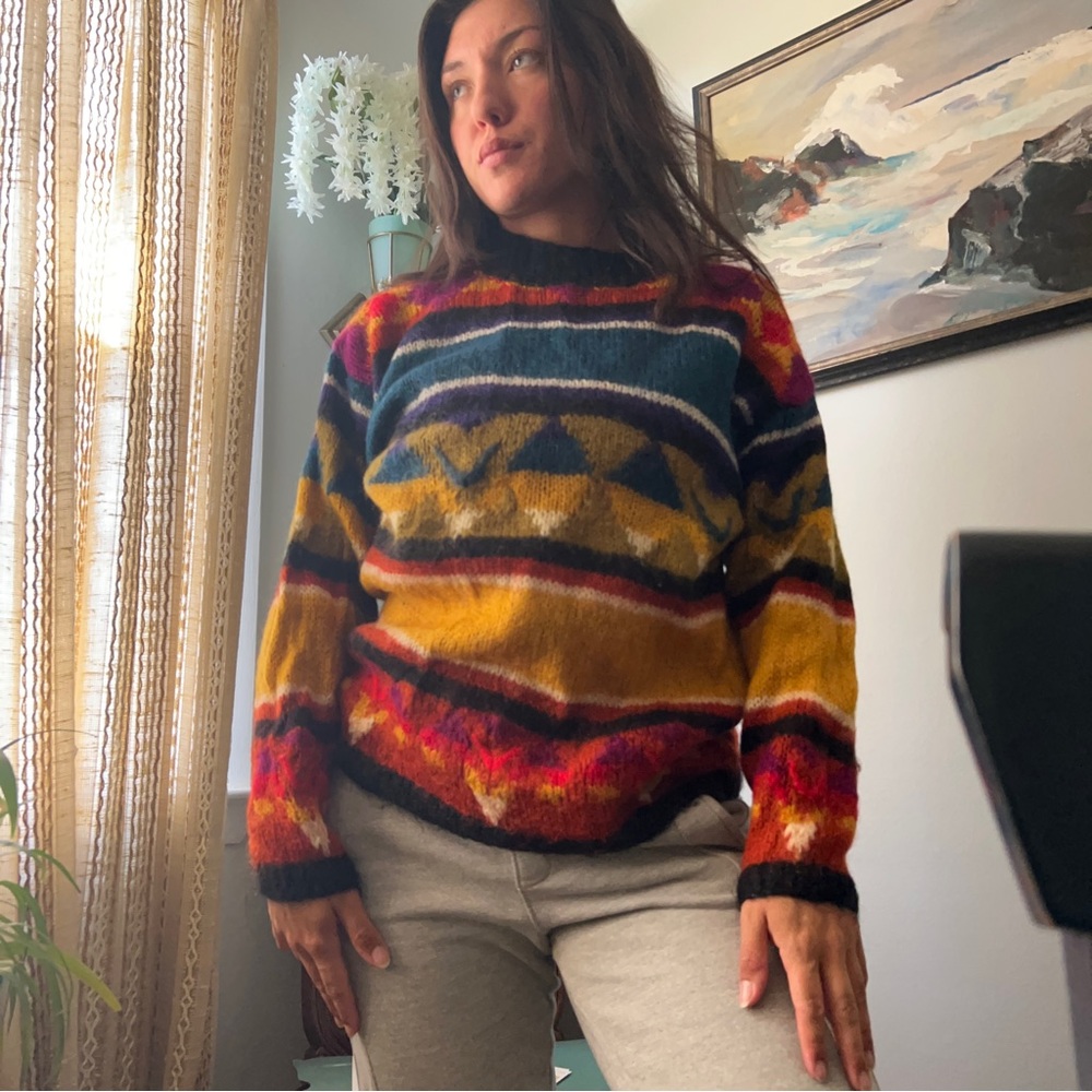 Vintage Colorful Sweater